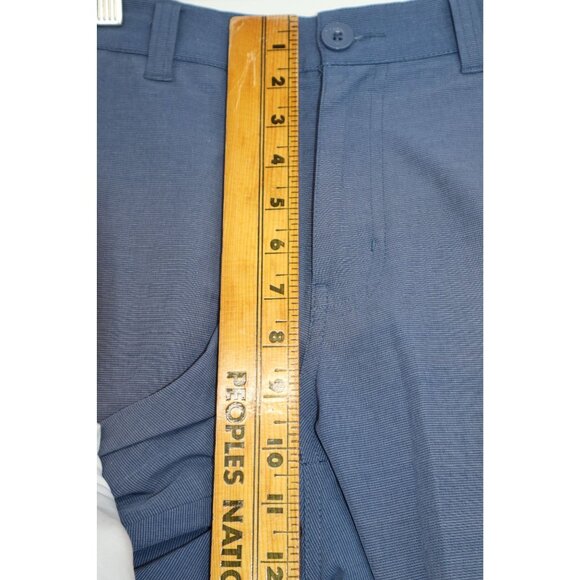 Travis Mathew Mens Blue Shorts 32 Polyester Cotton Spandex Blend Preppy Casual - Picture 7 of 11